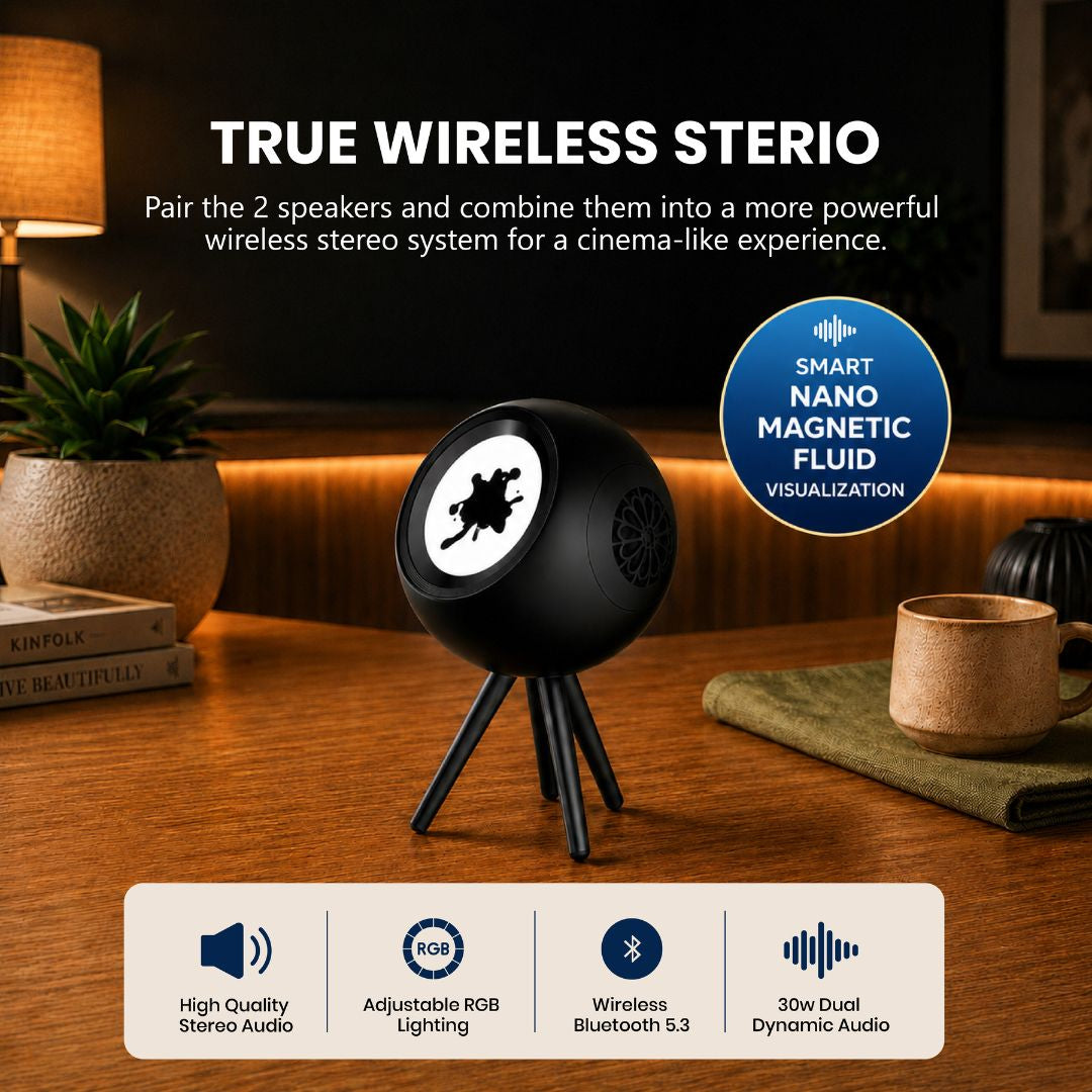 Ferrofluid Speaker – Glowbe by XELLO