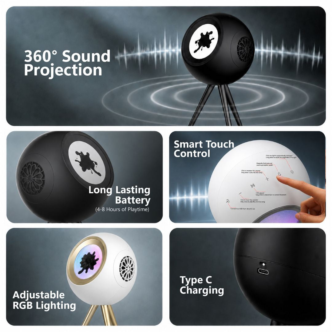 Ferrofluid Speaker – Glowbe by XELLO